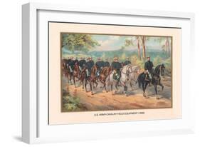 U.S. Army Cavalry Field Equipment, 1899-Arthur Wagner-Framed Art Print