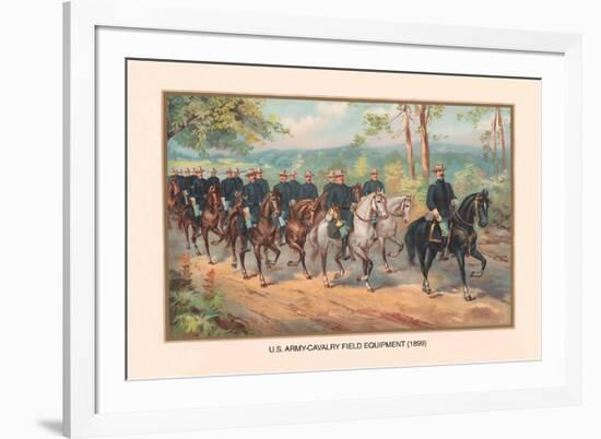 U.S. Army Cavalry Field Equipment, 1899-Arthur Wagner-Framed Art Print