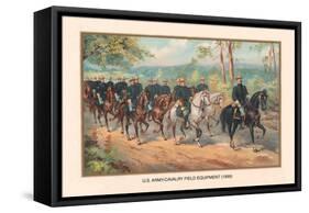 U.S. Army Cavalry Field Equipment, 1899-Arthur Wagner-Framed Stretched Canvas