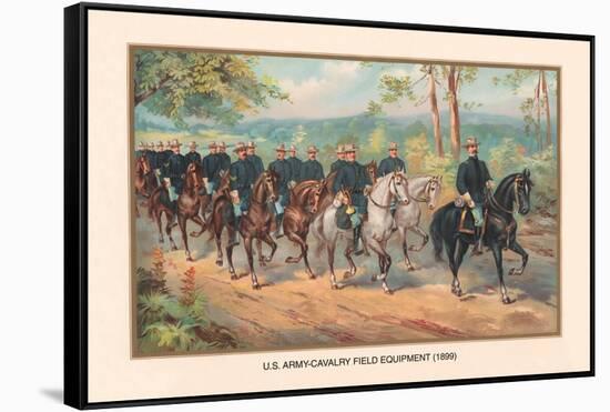 U.S. Army Cavalry Field Equipment, 1899-Arthur Wagner-Framed Stretched Canvas