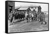 U.S. Army, Company F, 44th Infantry, Boxing, Camp Lewis, 1918-Marvin Boland-Framed Stretched Canvas