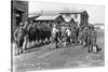 U.S. Army, Company F, 44th Infantry, Boxing, Camp Lewis, 1918-Marvin Boland-Stretched Canvas