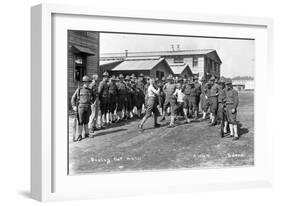 U.S. Army, Company F, 44th Infantry, Boxing, Camp Lewis, 1918-Marvin Boland-Framed Giclee Print