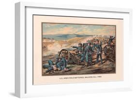 U.S. Army, Field Batteries, Malvern Hill, 1862-Arthur Wagner-Framed Art Print