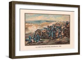 U.S. Army, Field Batteries, Malvern Hill, 1862-Arthur Wagner-Framed Art Print