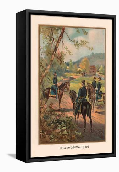 U.S. Army Generals, 1864-Arthur Wagner-Framed Stretched Canvas