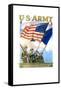 U.S. Army - Guardians of the Colors Poster-Thomas Woodburn-Framed Stretched Canvas