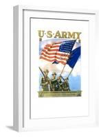 U.S. Army - Guardians of the Colors Poster-Thomas Woodburn-Framed Giclee Print