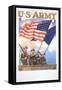 U.S. Army - Guardians of the Colors Poster-Tom Woodburn-Framed Stretched Canvas