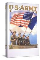 U.S. Army - Guardians of the Colors Poster-Tom Woodburn-Stretched Canvas