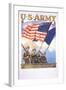 U.S. Army - Guardians of the Colors Poster-Tom Woodburn-Framed Giclee Print