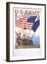 U.S. Army - Guardians of the Colors Poster-Tom Woodburn-Framed Giclee Print