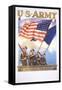 U.S. Army - Guardians of the Colors Poster-Tom Woodburn-Framed Stretched Canvas