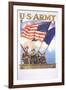 U.S. Army - Guardians of the Colors Poster-Tom Woodburn-Framed Giclee Print