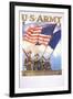 U.S. Army - Guardians of the Colors Poster-Tom Woodburn-Framed Giclee Print