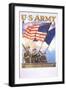 U.S. Army - Guardians of the Colors Poster-Tom Woodburn-Framed Giclee Print