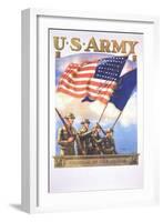 U.S. Army - Guardians of the Colors Poster-Tom Woodburn-Framed Giclee Print