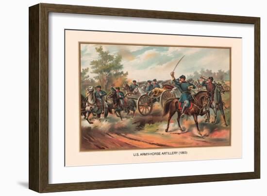 U.S. Army Horse Artillery, 1865-Arthur Wagner-Framed Art Print