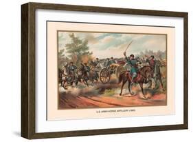 U.S. Army Horse Artillery, 1865-Arthur Wagner-Framed Art Print