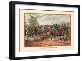 U.S. Army Horse Artillery, 1865-Arthur Wagner-Framed Art Print