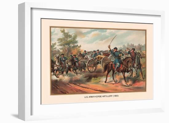 U.S. Army Horse Artillery, 1865-Arthur Wagner-Framed Art Print