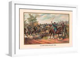 U.S. Army Horse Artillery, 1865-Arthur Wagner-Framed Art Print