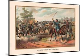 U.S. Army Horse Artillery, 1865-Arthur Wagner-Mounted Art Print