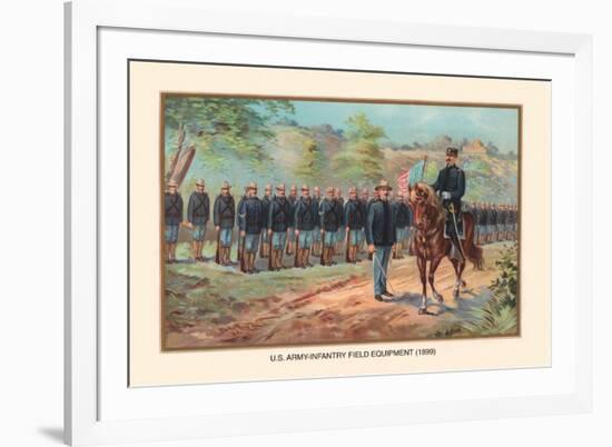 U.S. Army Infantry Field Equipment, 1899-Arthur Wagner-Framed Art Print