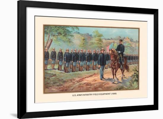 U.S. Army Infantry Field Equipment, 1899-Arthur Wagner-Framed Art Print