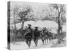 U.S. Army Infantry Troops Marching Northwest of Verdun, France, in World War I, 1918-null-Stretched Canvas