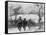 U.S. Army Infantry Troops Marching Northwest of Verdun, France, in World War I, 1918-null-Framed Stretched Canvas