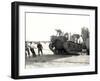 U.S. Army M7 Howitzer Motor Carrier Being Unloaded in Algiers-null-Framed Photographic Print