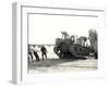 U.S. Army M7 Howitzer Motor Carrier Being Unloaded in Algiers-null-Framed Photographic Print