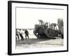 U.S. Army M7 Howitzer Motor Carrier Being Unloaded in Algiers-null-Framed Photographic Print