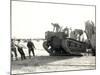 U.S. Army M7 Howitzer Motor Carrier Being Unloaded in Algiers-null-Mounted Photographic Print