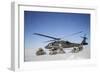 U.S. Army Paratroopers Pull Security after Exiting a Uh-60 Black Hawk-null-Framed Photographic Print