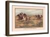 U.S. Army Pursuing Indians, 1876-Arthur Wagner-Framed Art Print