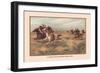U.S. Army Pursuing Indians, 1876-Arthur Wagner-Framed Art Print