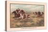 U.S. Army Pursuing Indians, 1876-Arthur Wagner-Stretched Canvas