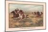 U.S. Army Pursuing Indians, 1876-Arthur Wagner-Mounted Art Print