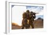 U.S. Army Rangers Fire an At-4 at a Range on Camp Roberts-null-Framed Photographic Print