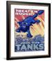 U.S. Army Recruiting, Join the Tanks-null-Framed Giclee Print