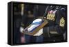 U.S. Army Sergeant Holds the Medal of Honor-null-Framed Stretched Canvas