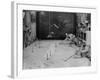 U.S. Army Signal Corps Using Radar Plotting Board-null-Framed Photo