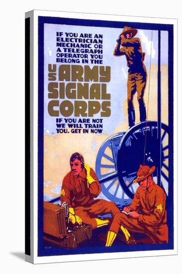 U.S. Army Signal Corps-null-Stretched Canvas