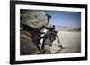 U.S. Army Sniper Pulls Security Using an Mk14 Enhanced Battle Rifle-Stocktrek Images-Framed Photographic Print