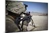 U.S. Army Sniper Pulls Security Using an Mk14 Enhanced Battle Rifle-Stocktrek Images-Mounted Photographic Print