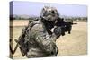 U.S. Army Soldier Pulls Security in Khowst Province, Afghanistan-null-Stretched Canvas