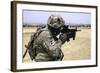 U.S. Army Soldier Pulls Security in Khowst Province, Afghanistan-null-Framed Photographic Print