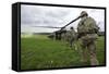 U.S. Army Soldiers Board a Uh-60 Black Hawk Helicopter-null-Framed Stretched Canvas